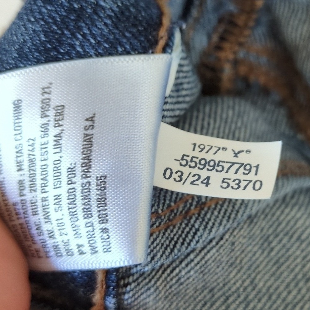 American Eagle Stovepipe Utility Pocket Jeans Crop Raw Hem Stretch Size 12 - Picture 11 of 12